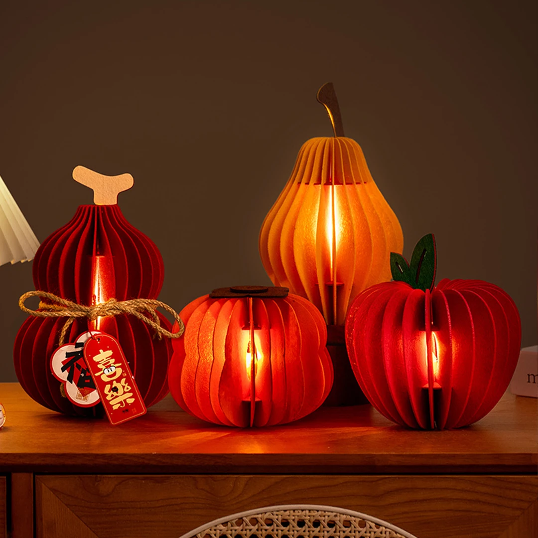 新年葫芦灯笼小摆件2026马年装饰品客厅玄关桌面春节过年氛围布置