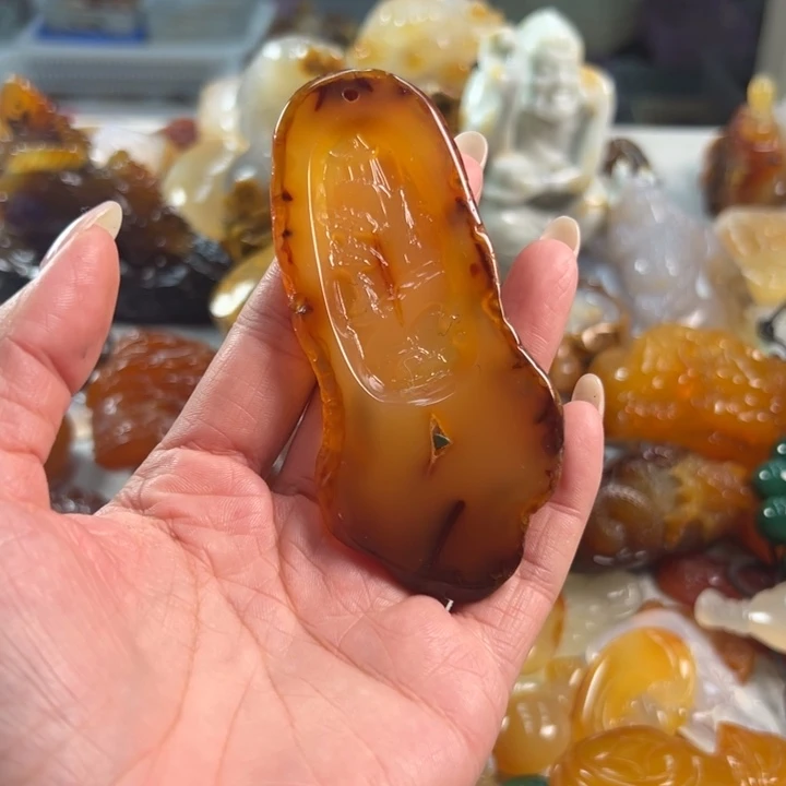 玛瑙/玉髓吊坠(不含链)未镶嵌