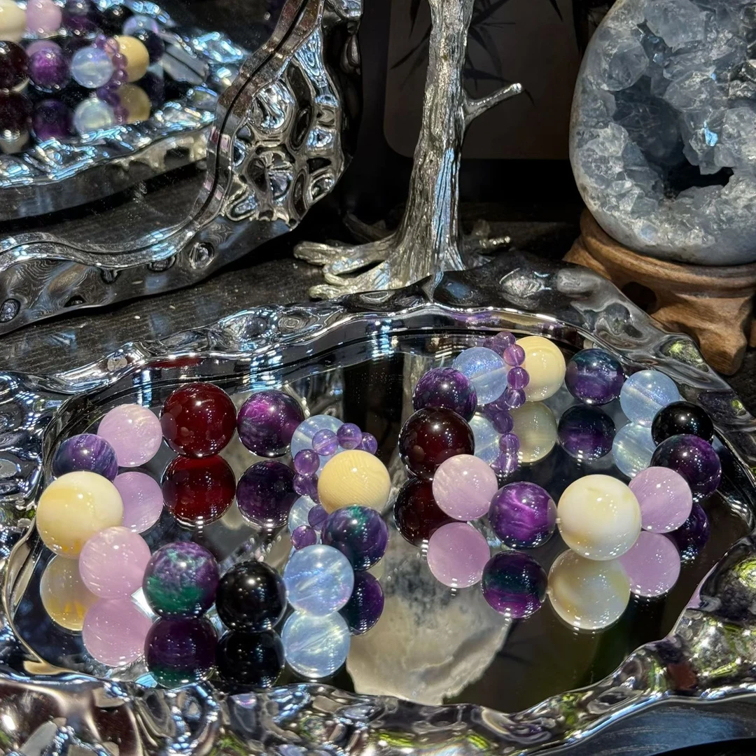 【紫定上岸】紫水晶➕黑曜石