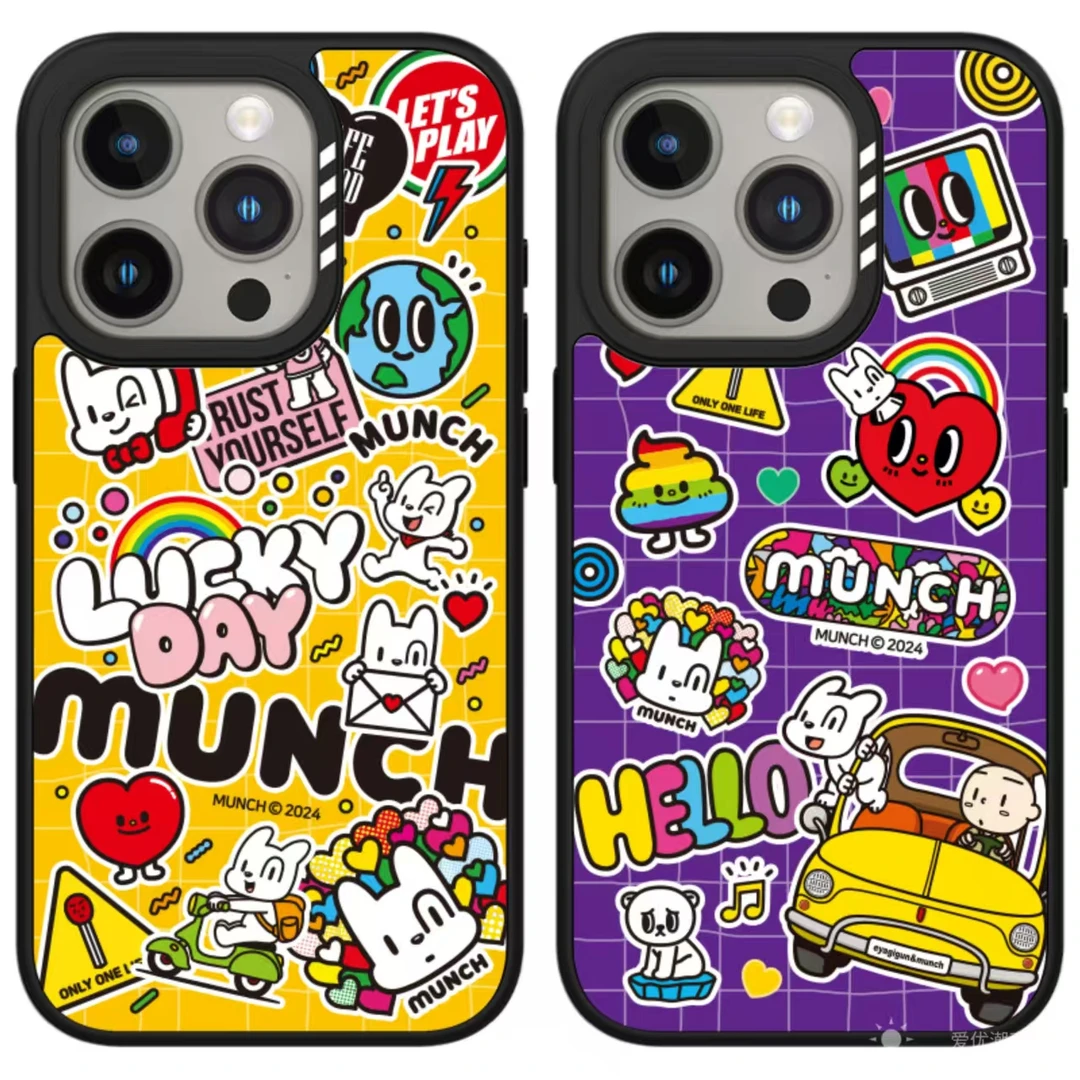 正版MOLANCANO韩菲二代适用苹果iPhone16promax磁吸手机壳15pm