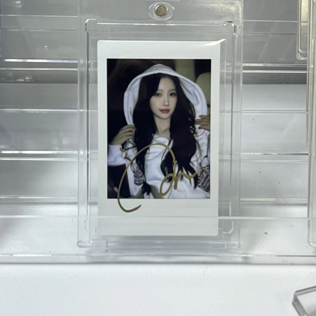 P1738【虞书欣】正品拍立得签名照 白边