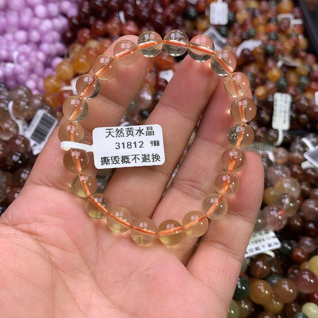 水晶手链未镶嵌，