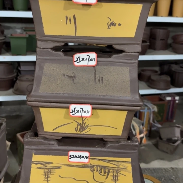 花盆紫砂100/5。