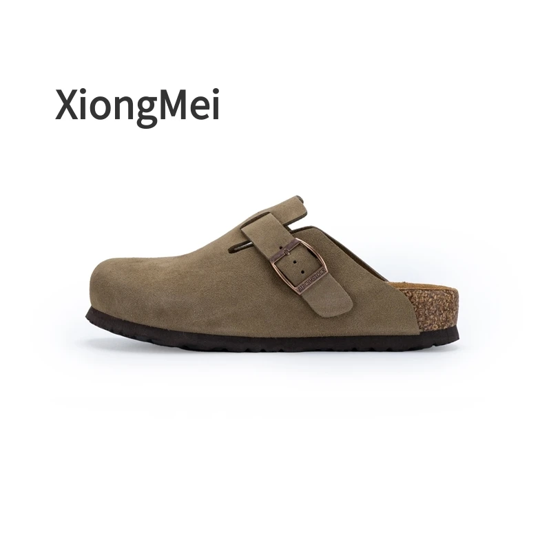 【手工半包拖鞋】新款春夏秋包头勃肯潮流时尚百搭休闲薄款勃肯鞋