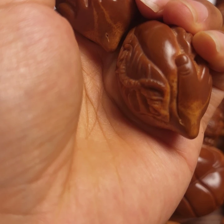 橄榄核把件生命三面带手