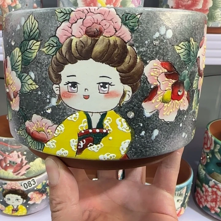 红陶口14.5高10.5左右