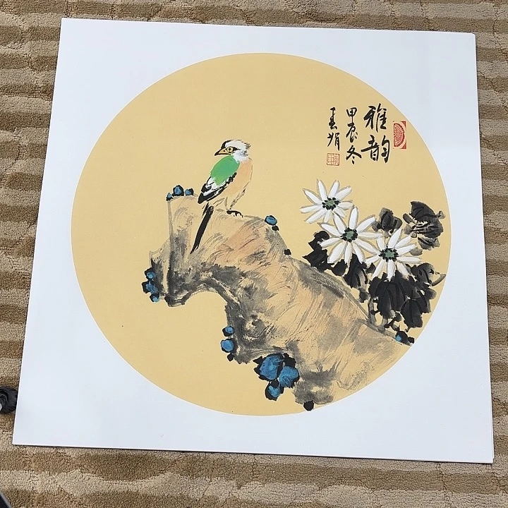 国画花鸟的翅膀和翅膀是50,50