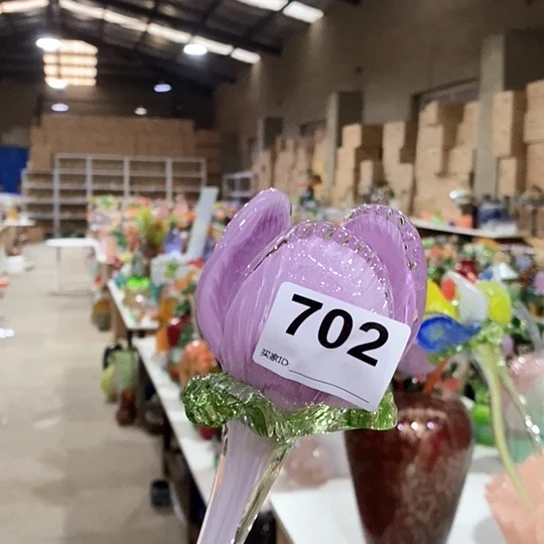 琉璃花瓶高50厘米宽6厘米