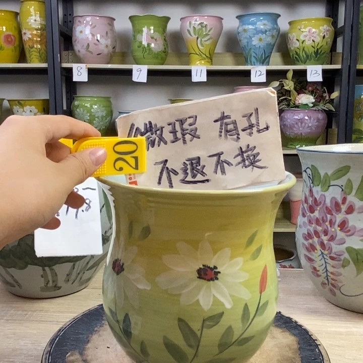 景德镇高温陶瓷花盆