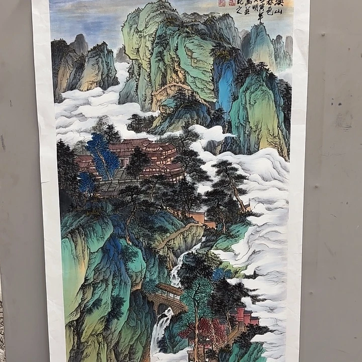 国画朱大明老师出书原作