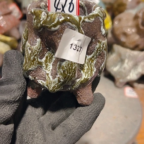 粗陶花盆手工花盆制作