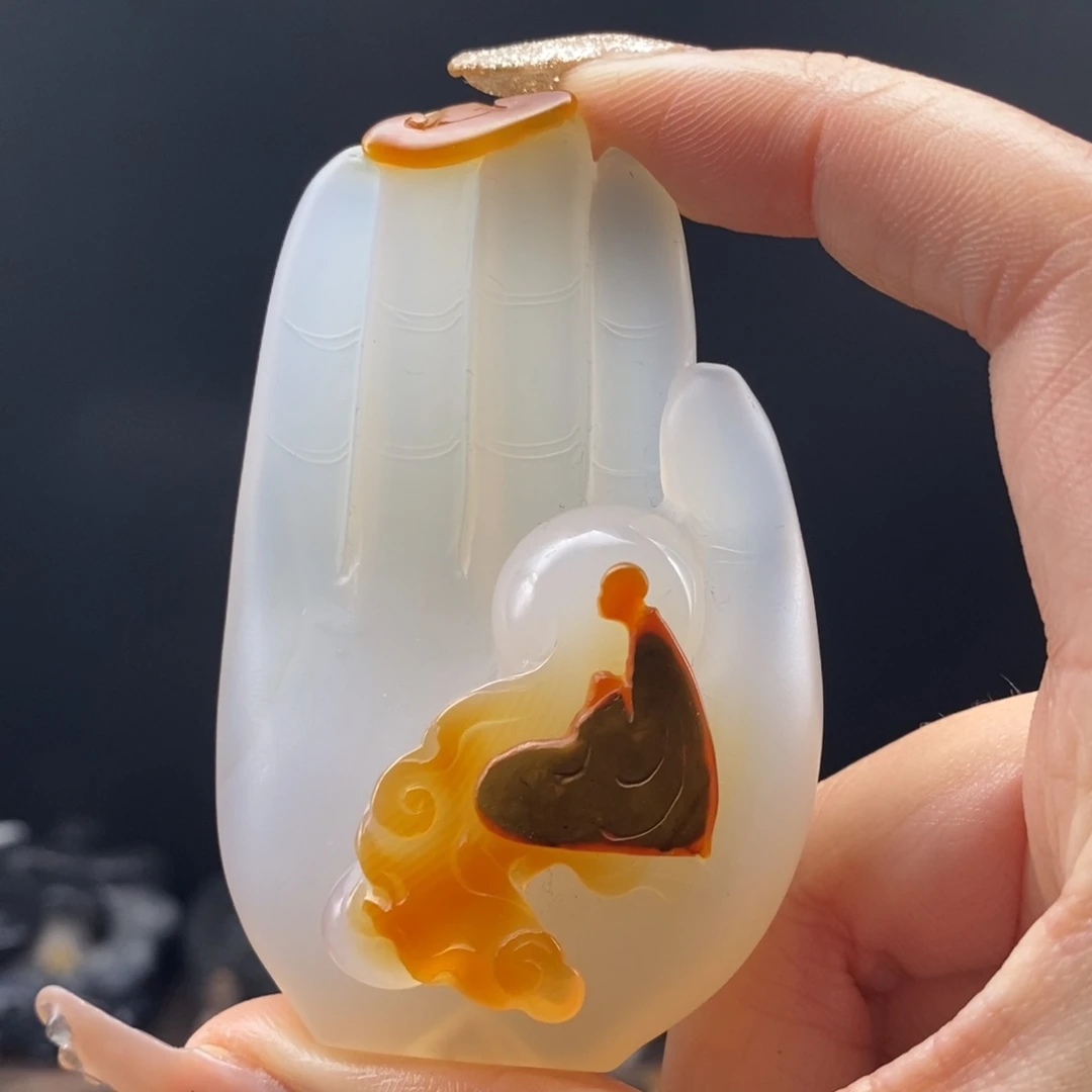 玛瑙/玉髓吊坠(不含链)未镶嵌