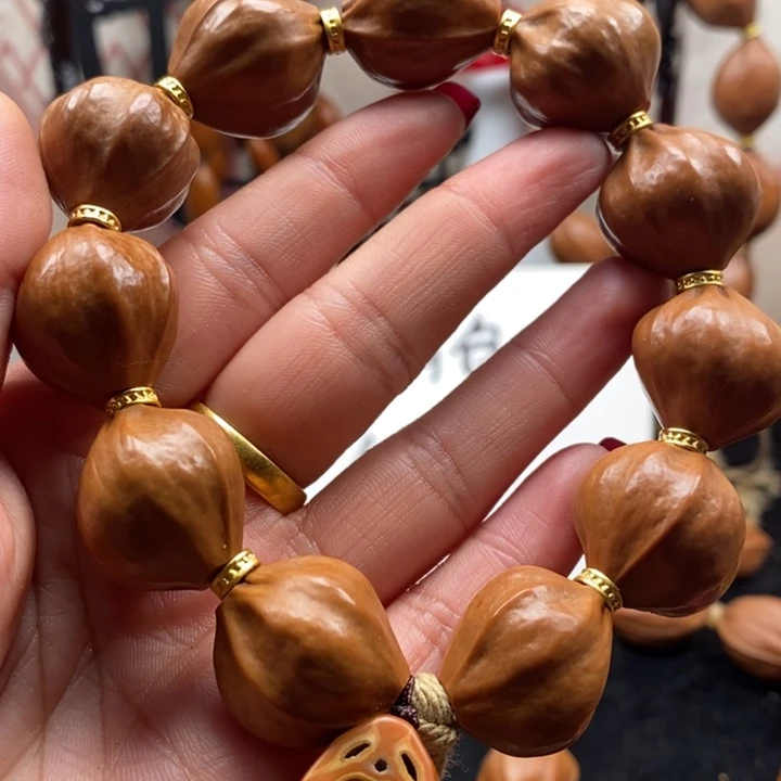 橄榄核手串/手链蜜桃2.0沙金