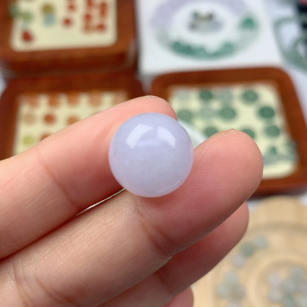 翡翠未镶嵌项链珠子