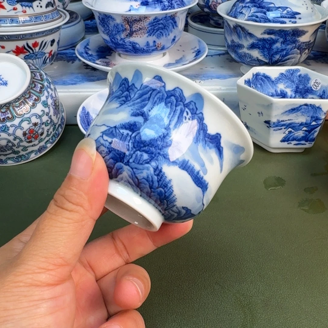 景德镇纯手绘茶具圆圆276