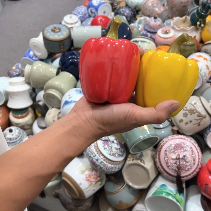 瑕疵福利品陶瓷茶叶罐