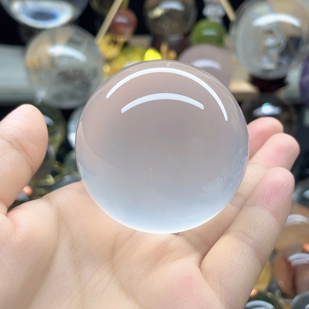 珠宝半成品水晶未镶嵌奶白55彩针