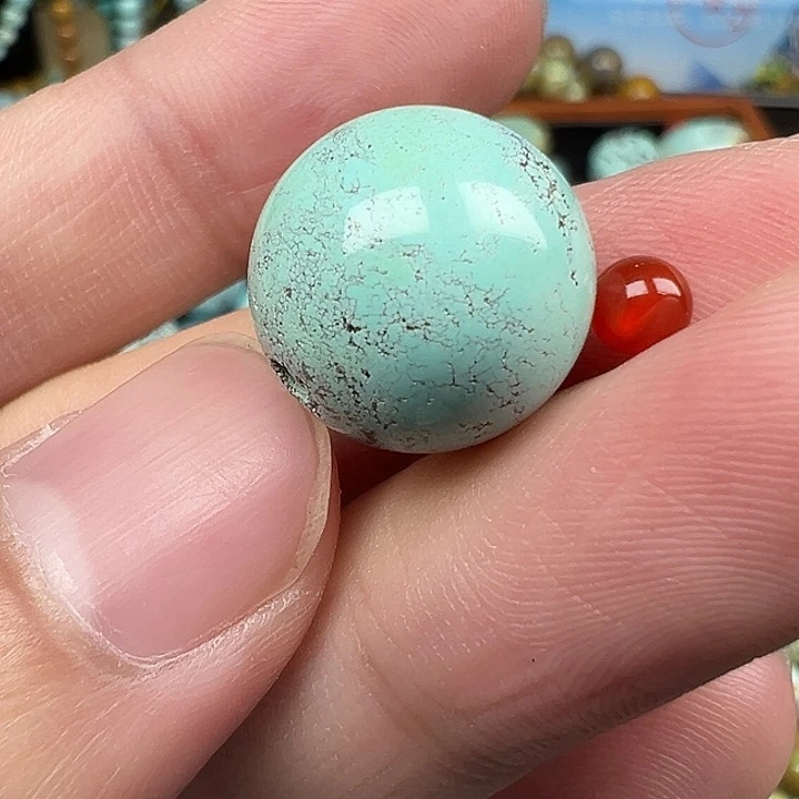 南红玛瑙未镶嵌配饰卡14.7