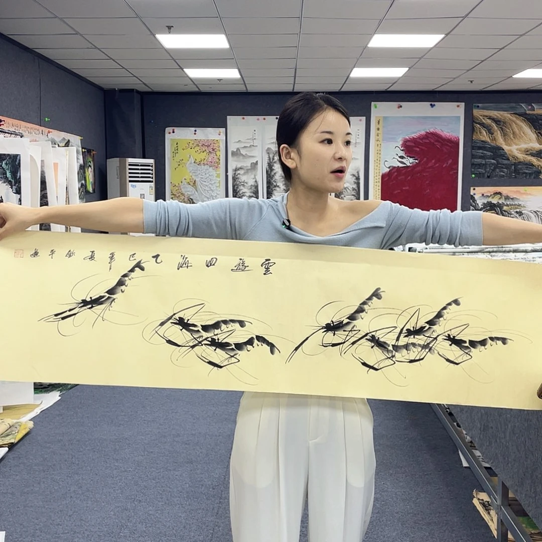 国画作品小姐姐放漏…