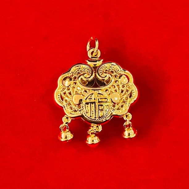 【思思专享】 足金999饰品 锁包吊坠 3.61 ZP