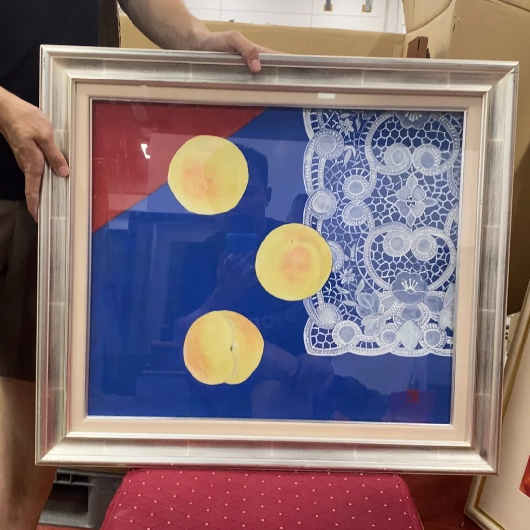 默认不带玻璃剪纸年画