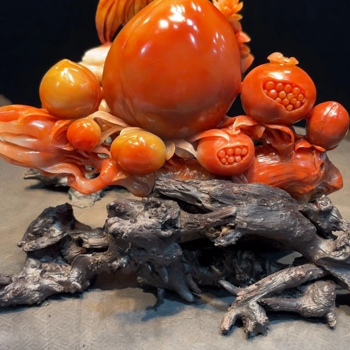 沉***金寿山石寿山石摆件