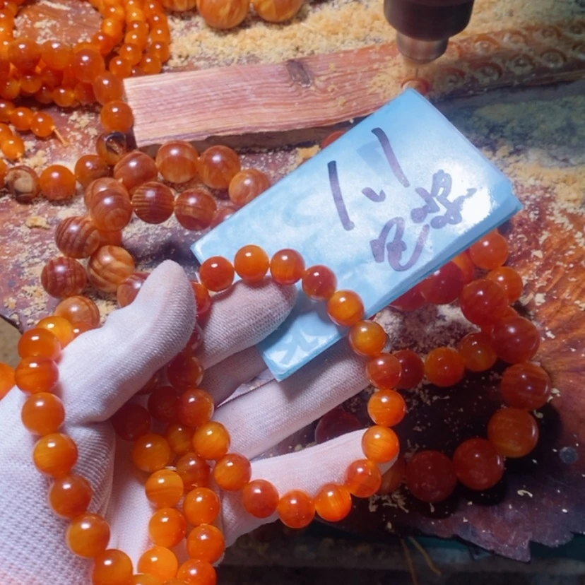 【闪购商品】松木（琥珀木）手串/手链1.1……19颗包浆