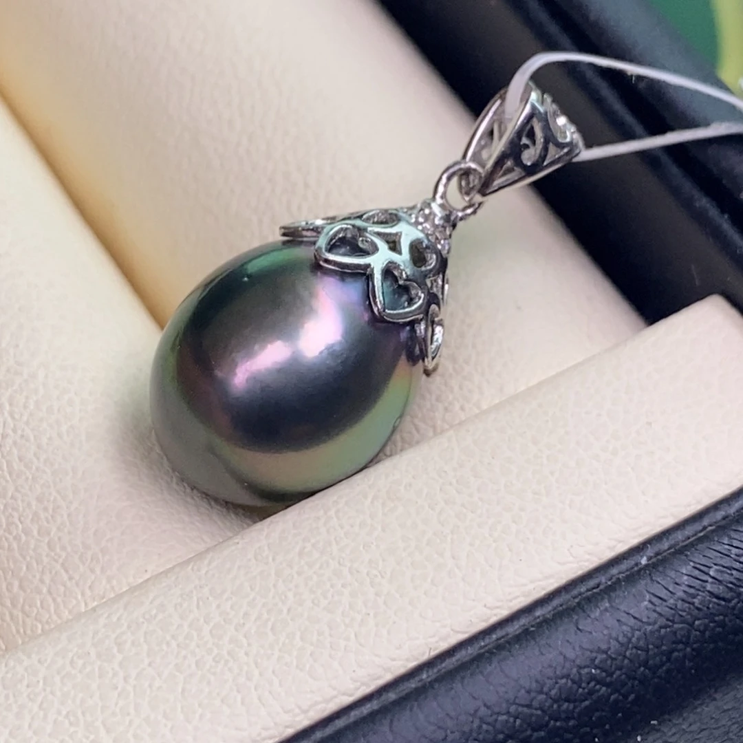 颈饰银S925镶嵌海水珍珠