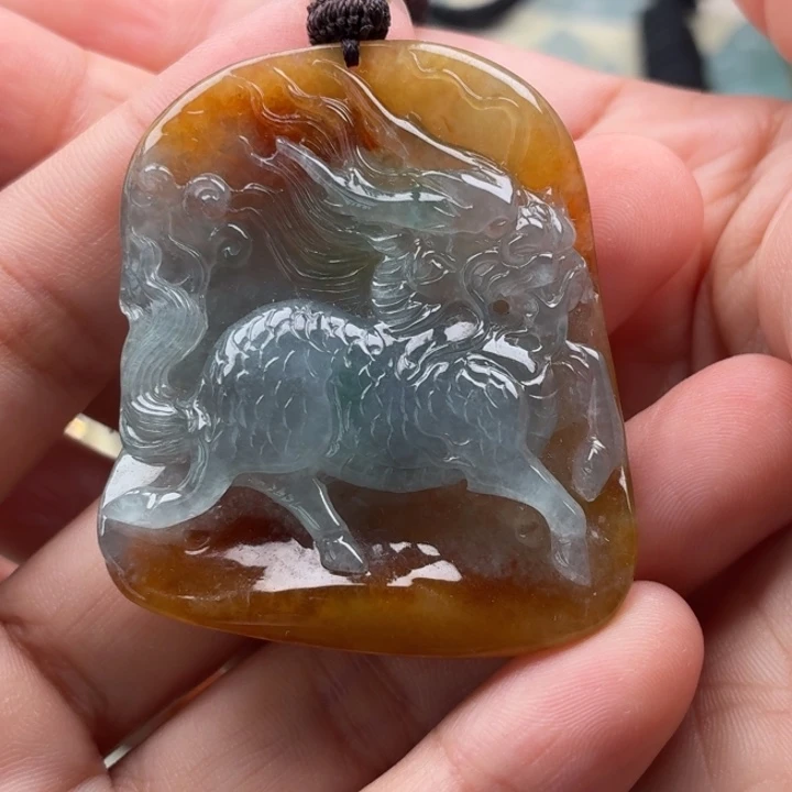 翡翠未镶嵌颈饰天然翡翠a货