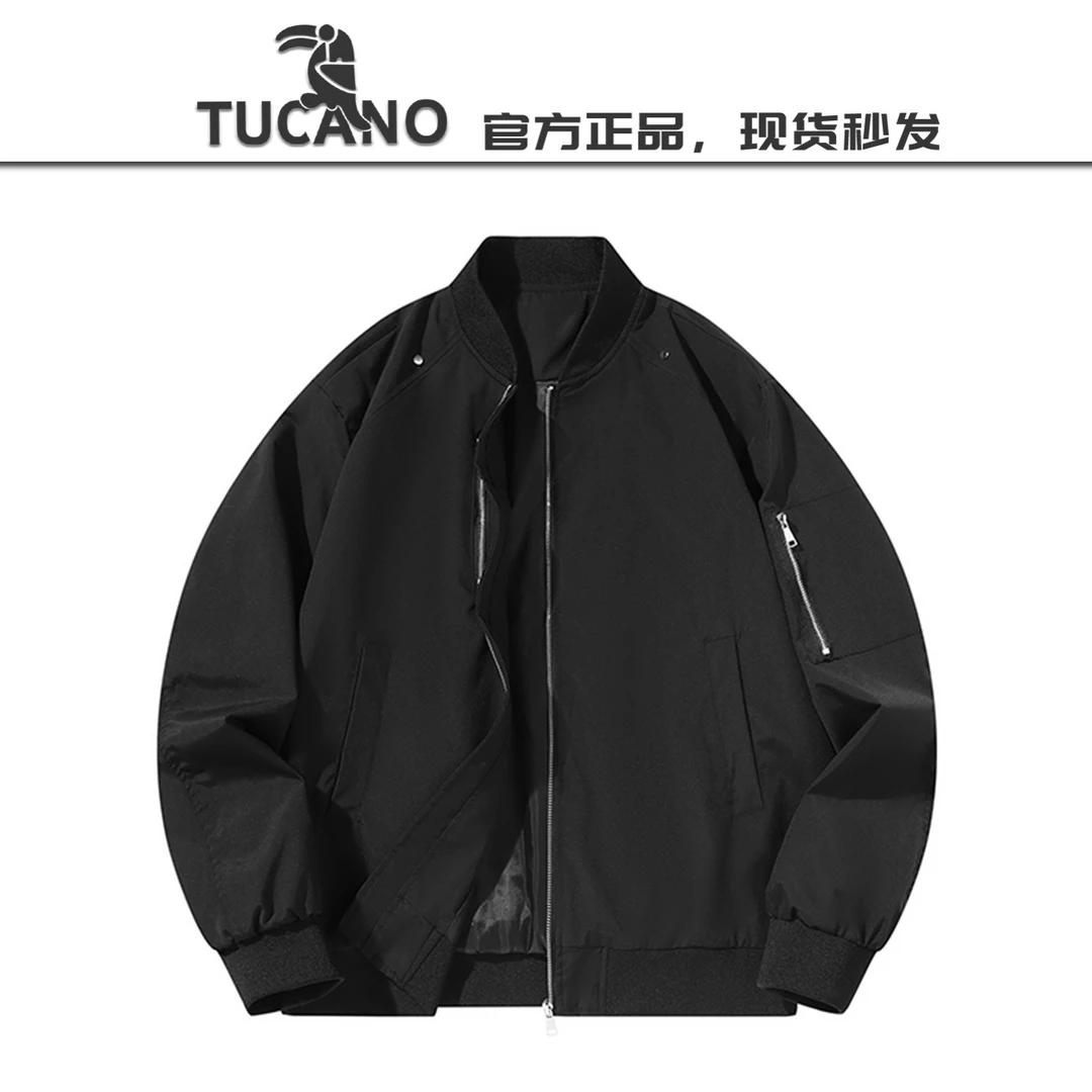 啄木鸟【官方】男装夹克外套潮流春秋季2025新款美式棒球服防风防水