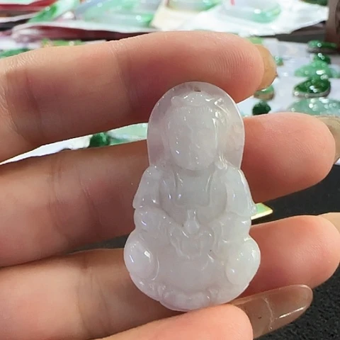 翡翠未镶嵌吊坠(不含链)天然翡翠