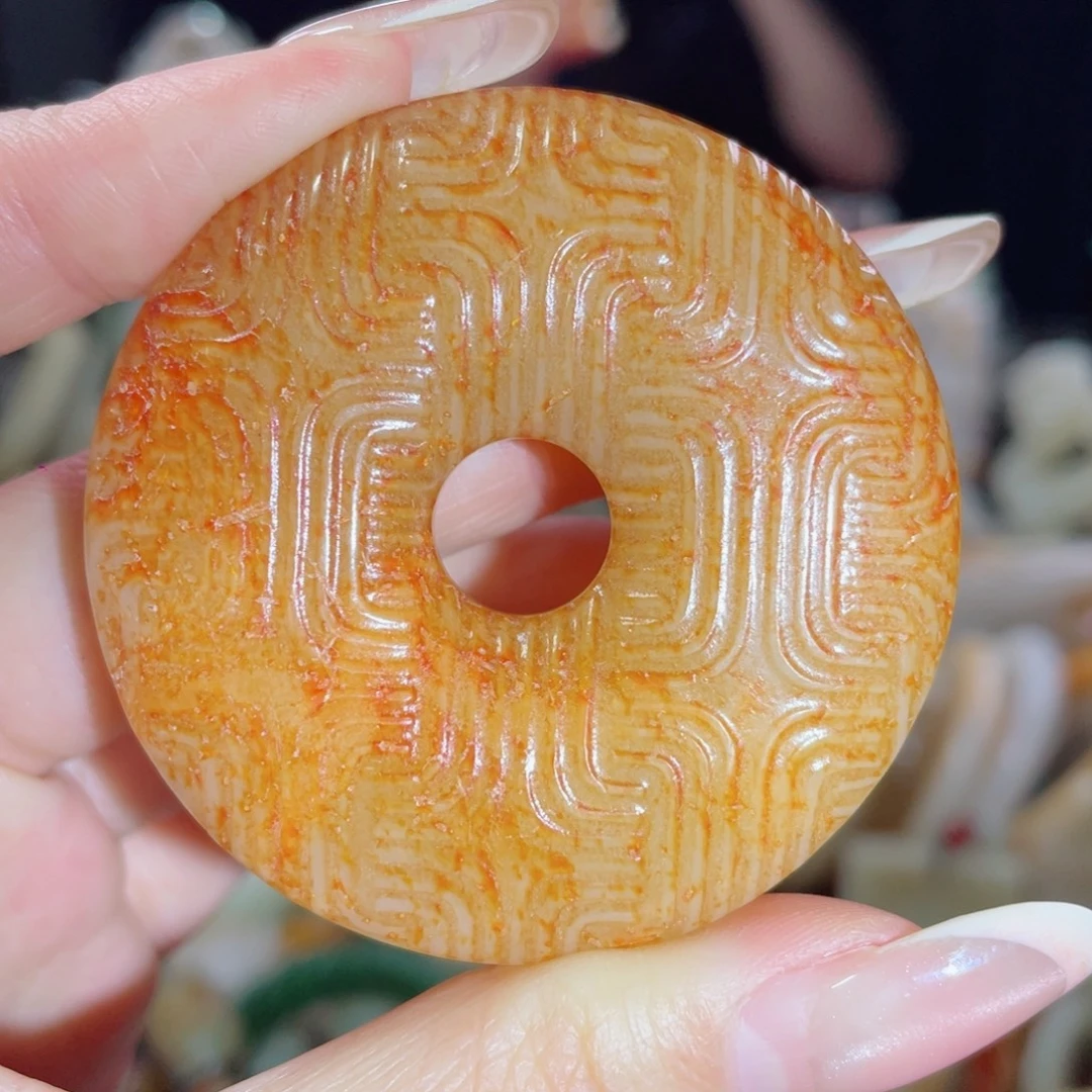 和田玉未镶嵌挂件61