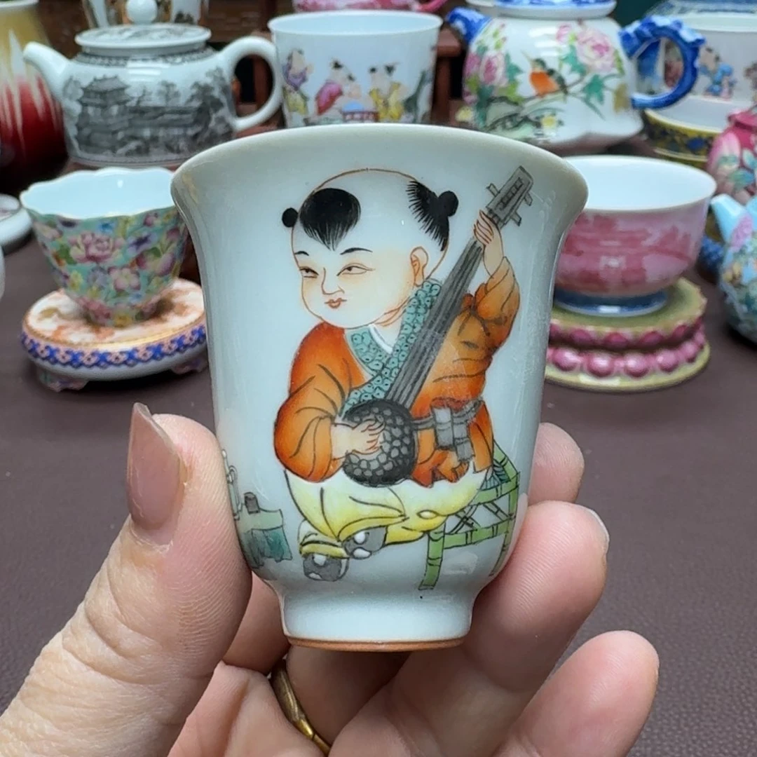 瓷片景德镇仿古手工制作精品展示