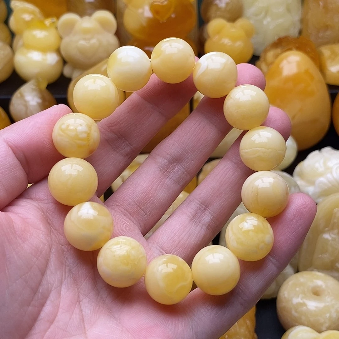 琥珀颈饰未镶嵌琥珀蜜蜡吊坠