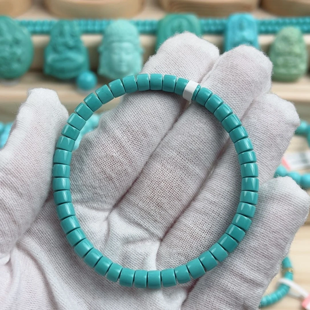 未镶嵌绿松石尺寸5mm