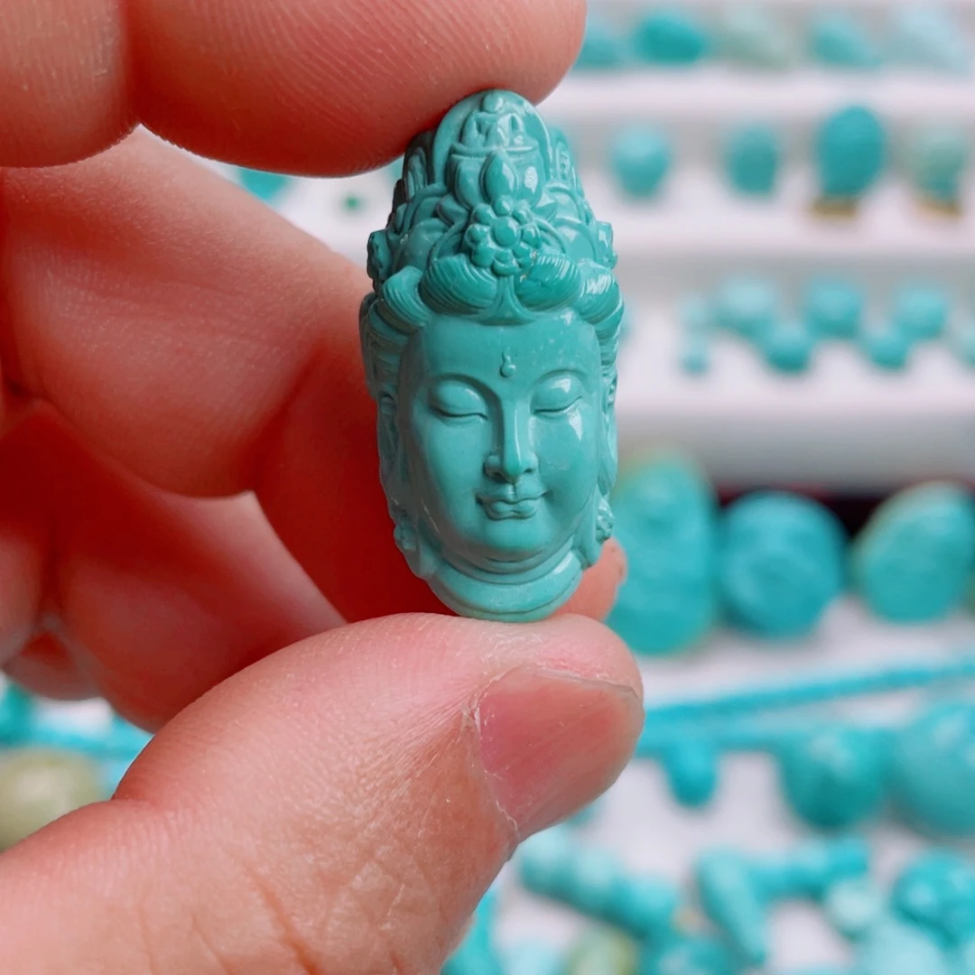 绿松石未镶嵌吊坠(不含链)