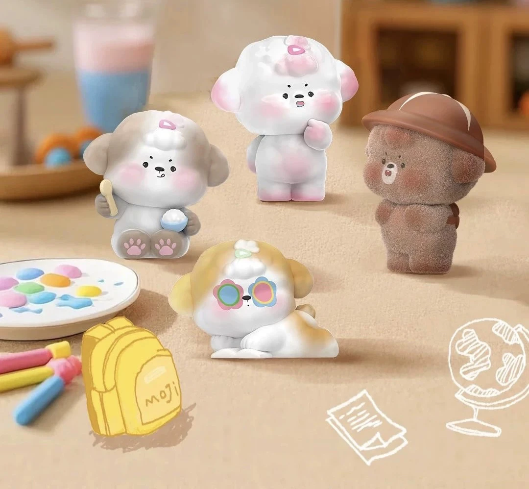 MOJI毛吉狗狗学院系列萌粒潮玩盲袋可爱桌面小摆件mini手办