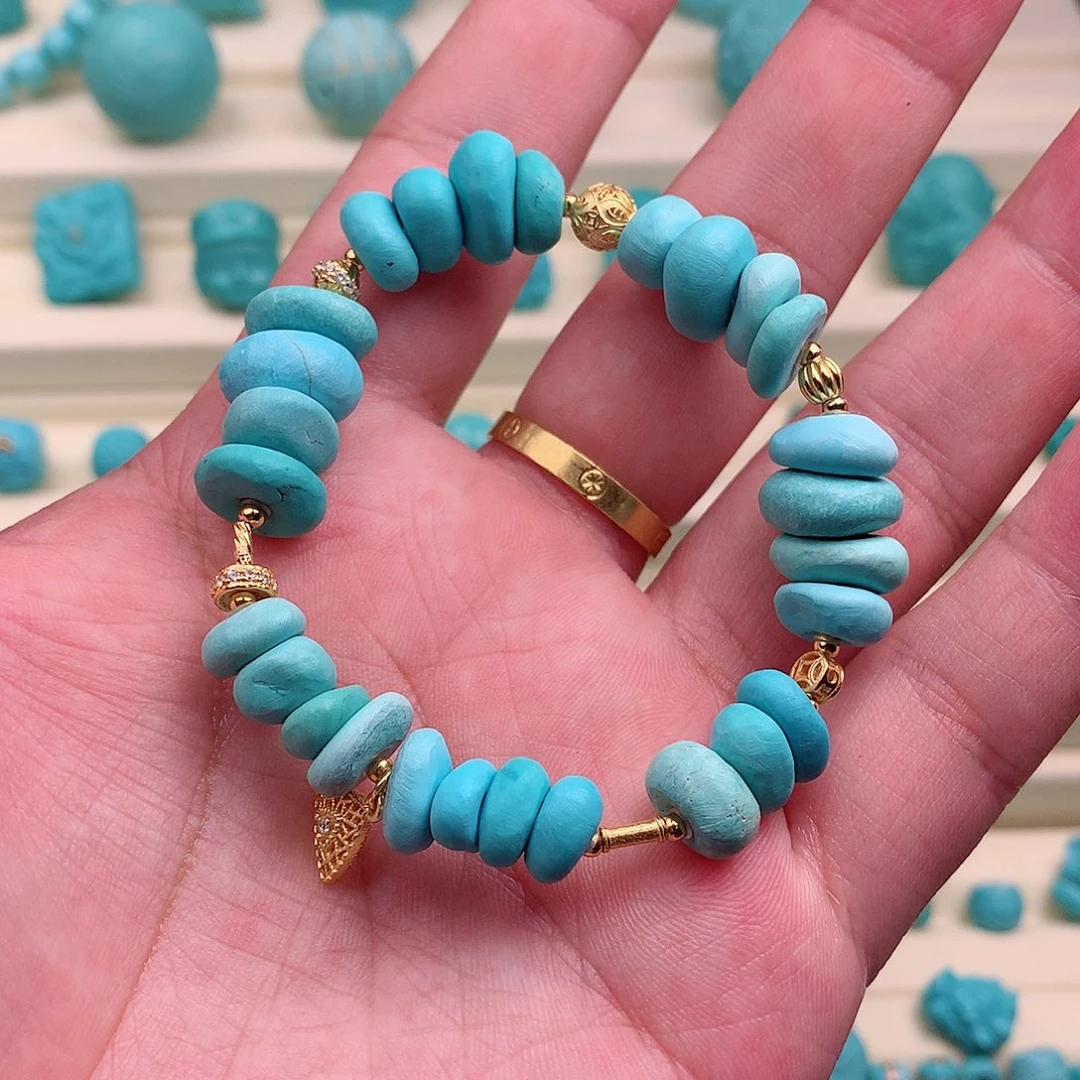 未镶嵌绿松石珠宝奇石M***r