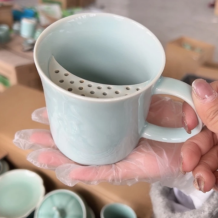 小米茶器龙泉青瓷