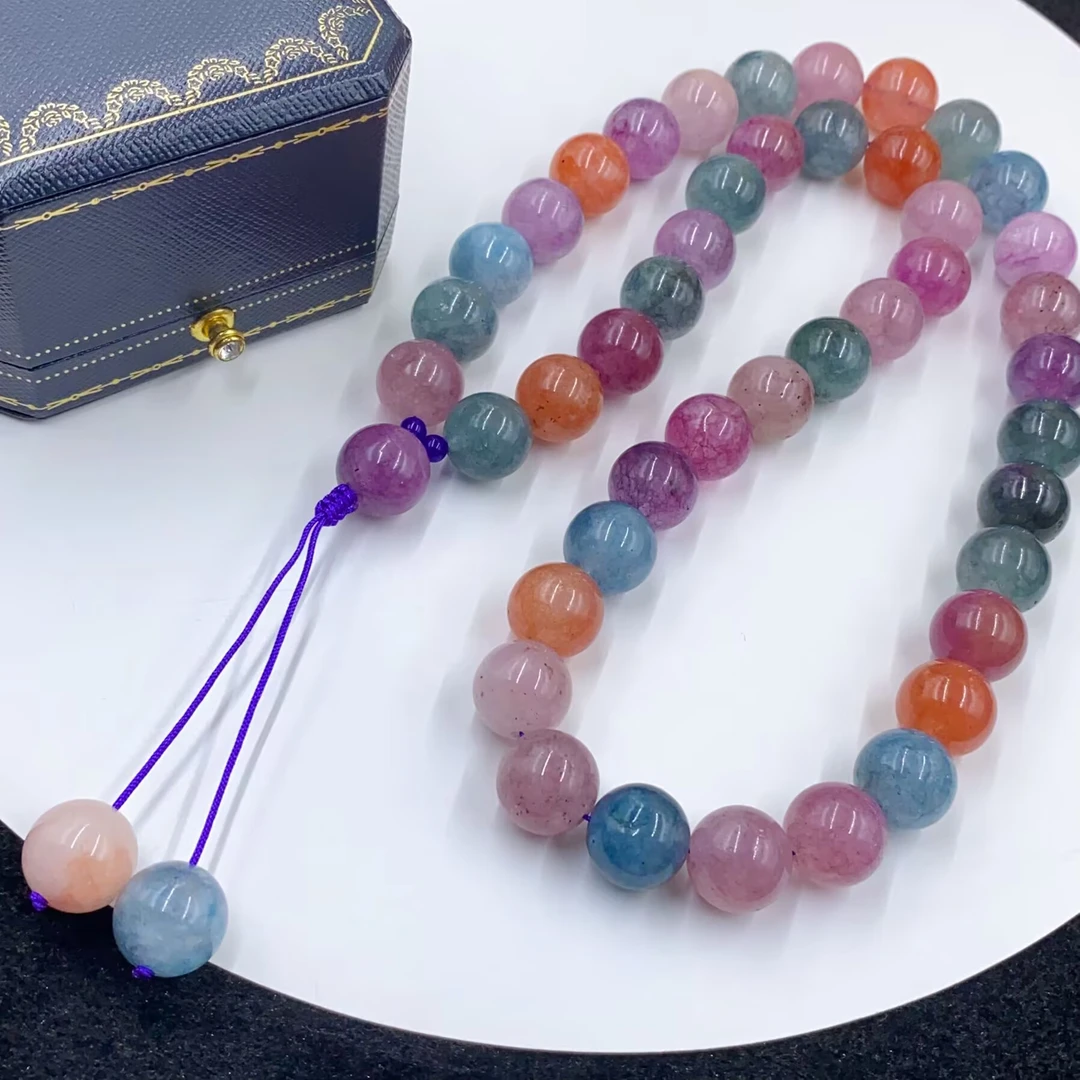 4792  中 籽 颗粒 华佗石项链多样性发货