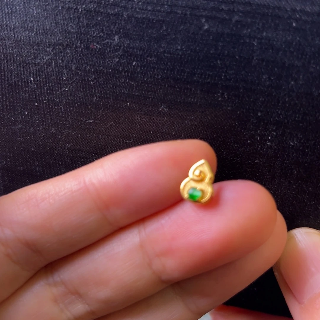 翡翠颈饰18K金镶嵌悦****葫芦