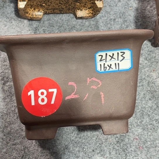 紫砂花盆小**景宜兴紫砂