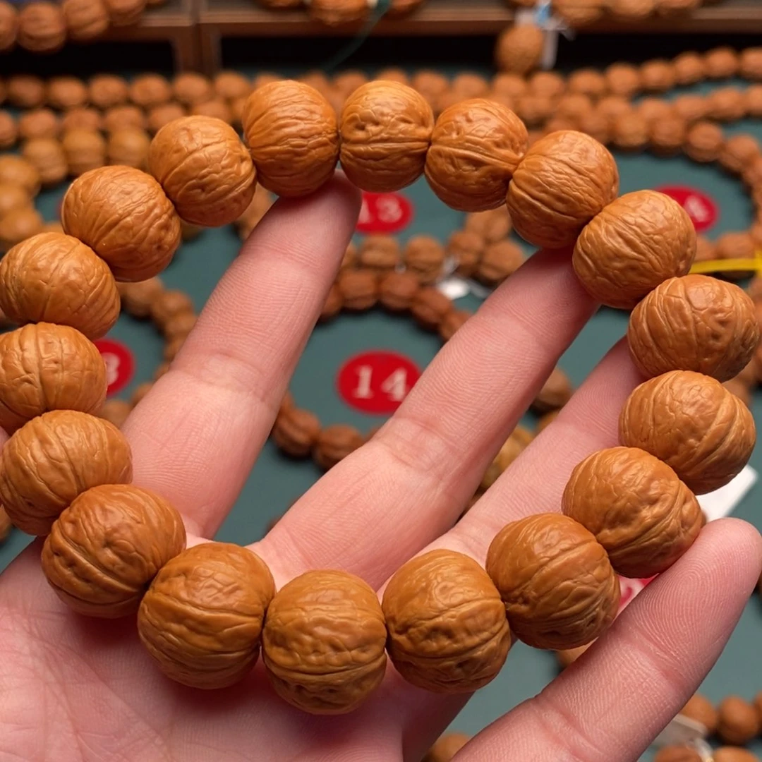 文玩核桃手串18尺寸南瓜墩