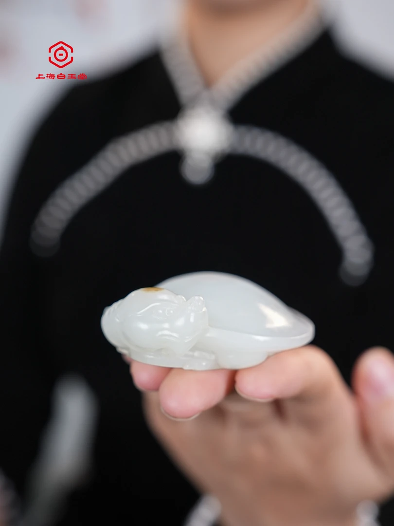 精品和田玉龙龟把件56.8/54.5/20mm