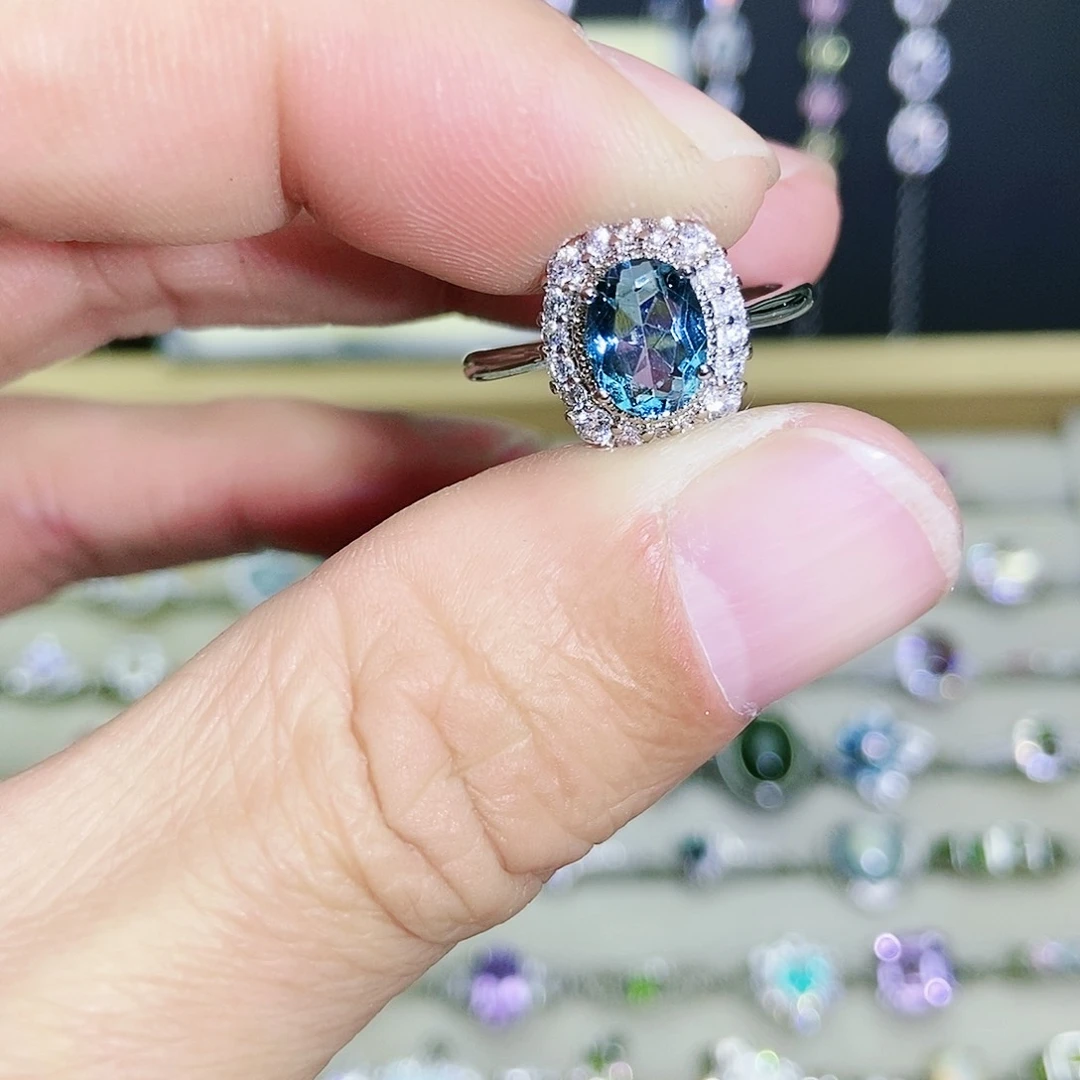 【闪购商品】未镶嵌戒指托帕石