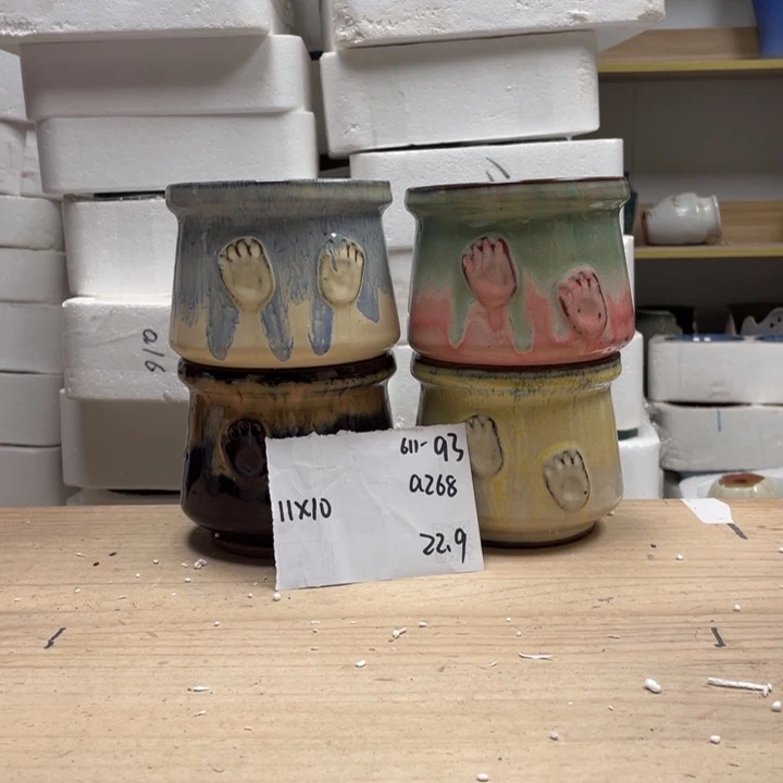 紫砂花盆多肉花盆微瑕93