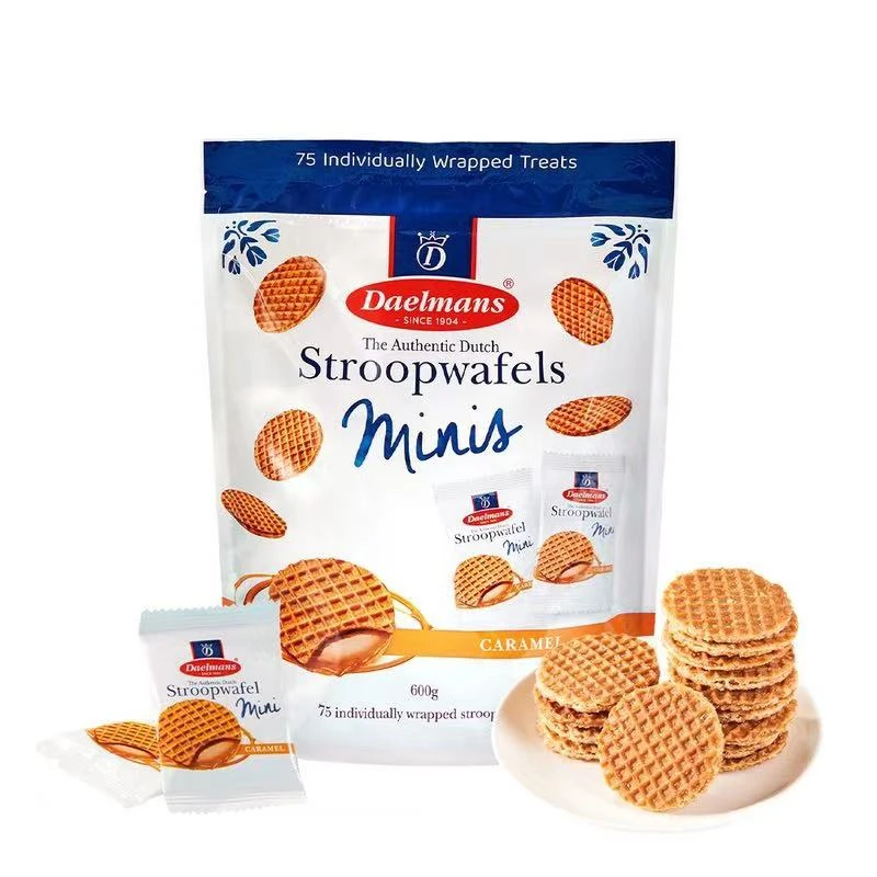 【MM会员】超市代购迷你焦糖味夹心华夫饼干黄油网红零食美食休闲