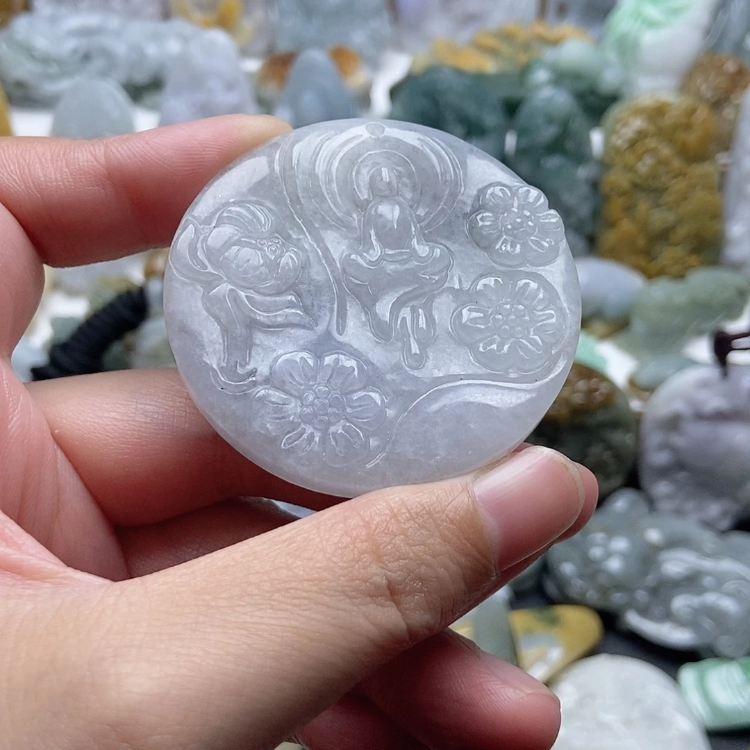 翡翠未镶嵌颈饰翡翠