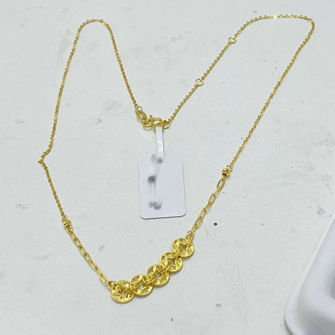 【小琪金选】足金999 五帝币套链 5.78