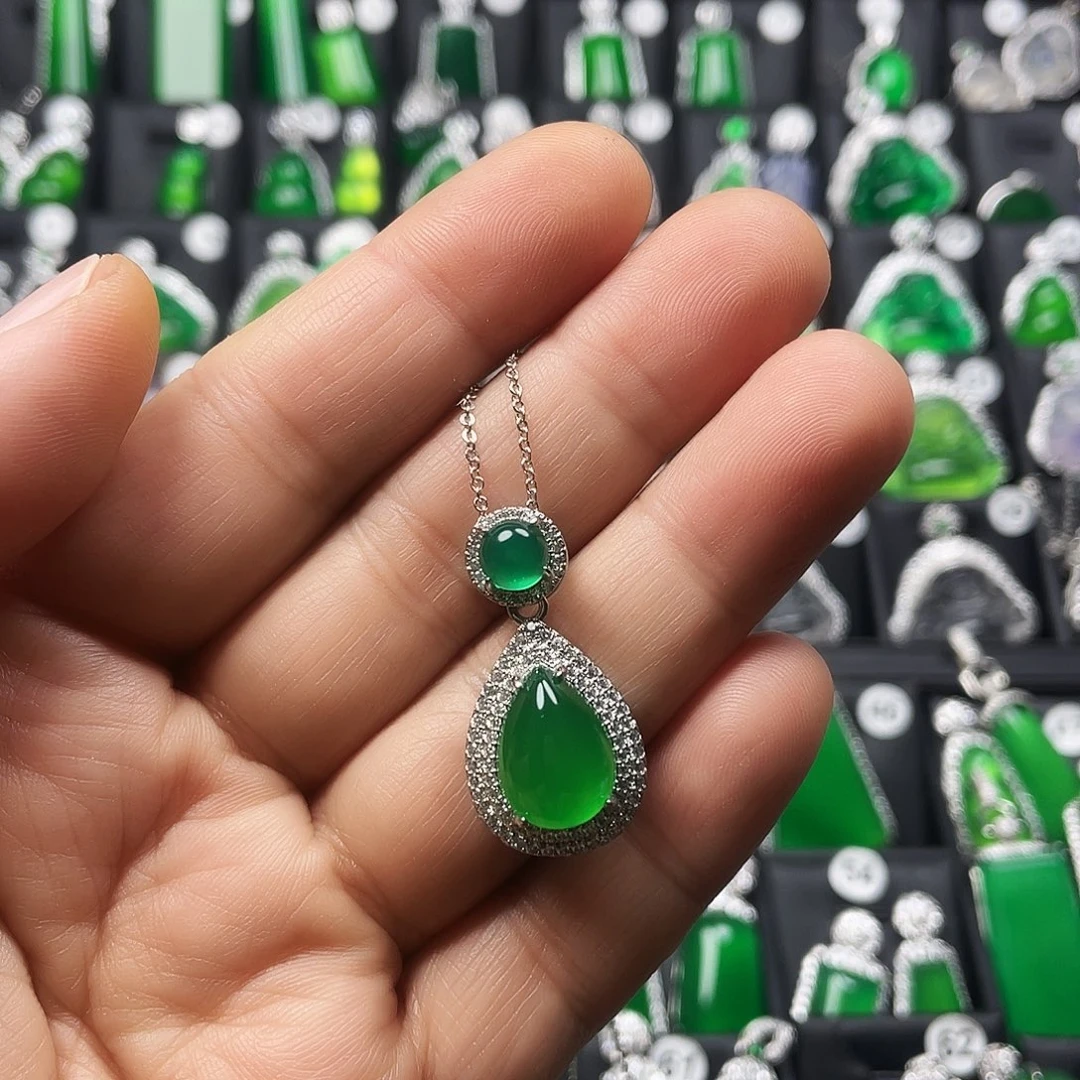 玛瑙/玉髓合金颈饰